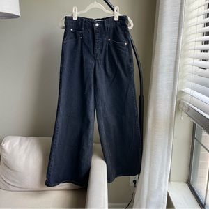 Free People Wide Leg Barrel Jean